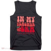 Groovy Back To School In My Third Grade Teacher Era Student Tank Top thumb 0