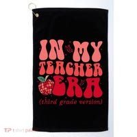 Groovy Back To School In My Third Grade Teacher Era Student Golf Towel thumb 0