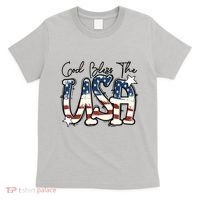 God Bless The USA American Flag Patriotic 4th Of July T-Shirt thumb 0
