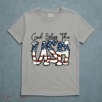 God Bless The USA American Flag Patriotic 4th Of July T-Shirt thumb 5