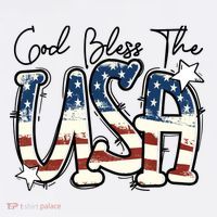 God Bless The USA American Flag Patriotic 4th Of July Women's Tank Top thumb 5