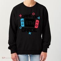 Gamer Back To School Gift Game On Sixth 6Th Grade Cute Gift Women's Sweatshirt thumb 0