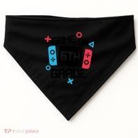 Gamer Back To School Gift Game On Sixth 6Th Grade Cute Gift USA-Made Doggie Bandana thumb 0