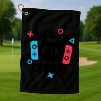 Gamer Back To School Gift Game On Sixth 6Th Grade Cute Gift Golf Towel thumb 1