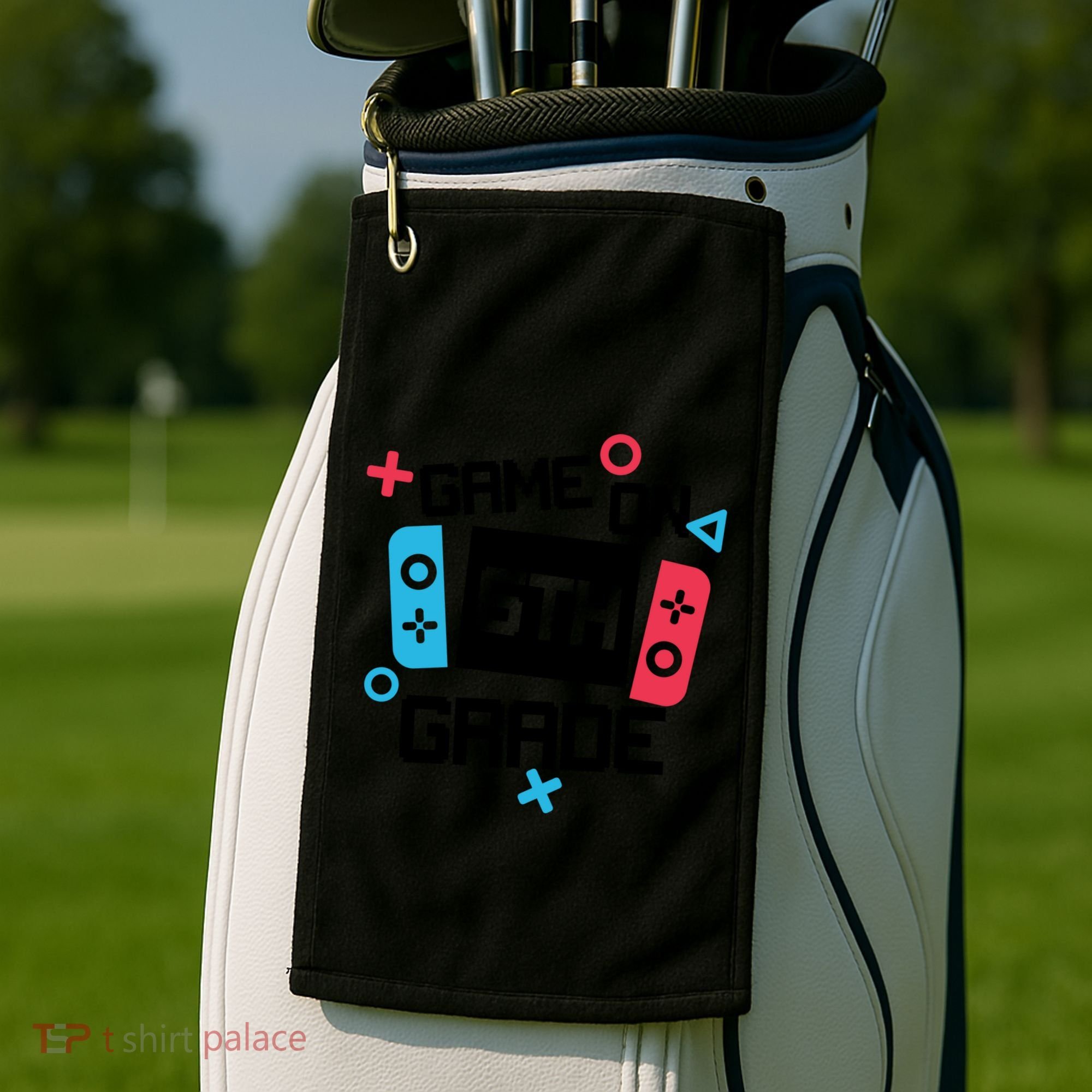 Gamer Back To School Gift Game On Sixth 6Th Grade Cute Gift Golf Towel