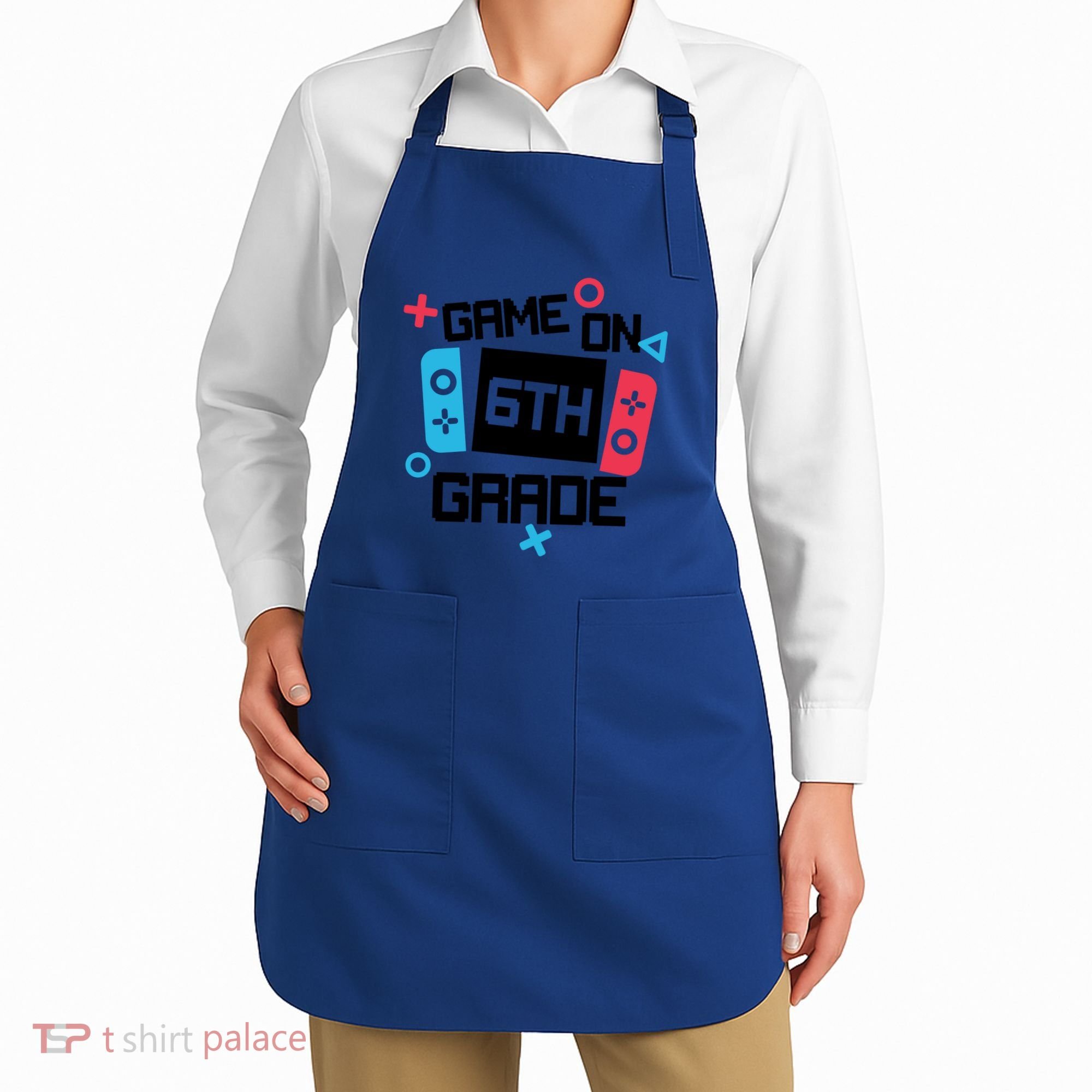 Gamer Back To School Gift Game On Sixth 6Th Grade Cute Gift Apron