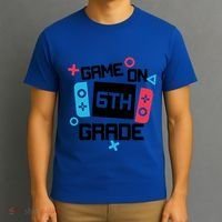 Gamer Back To School Gift Game On Sixth 6Th Grade Cute Gift T-Shirt thumb 3