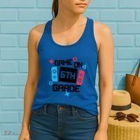 Gamer Back To School Gift Game On Sixth 6Th Grade Cute Gift Women's Tank Top thumb 2