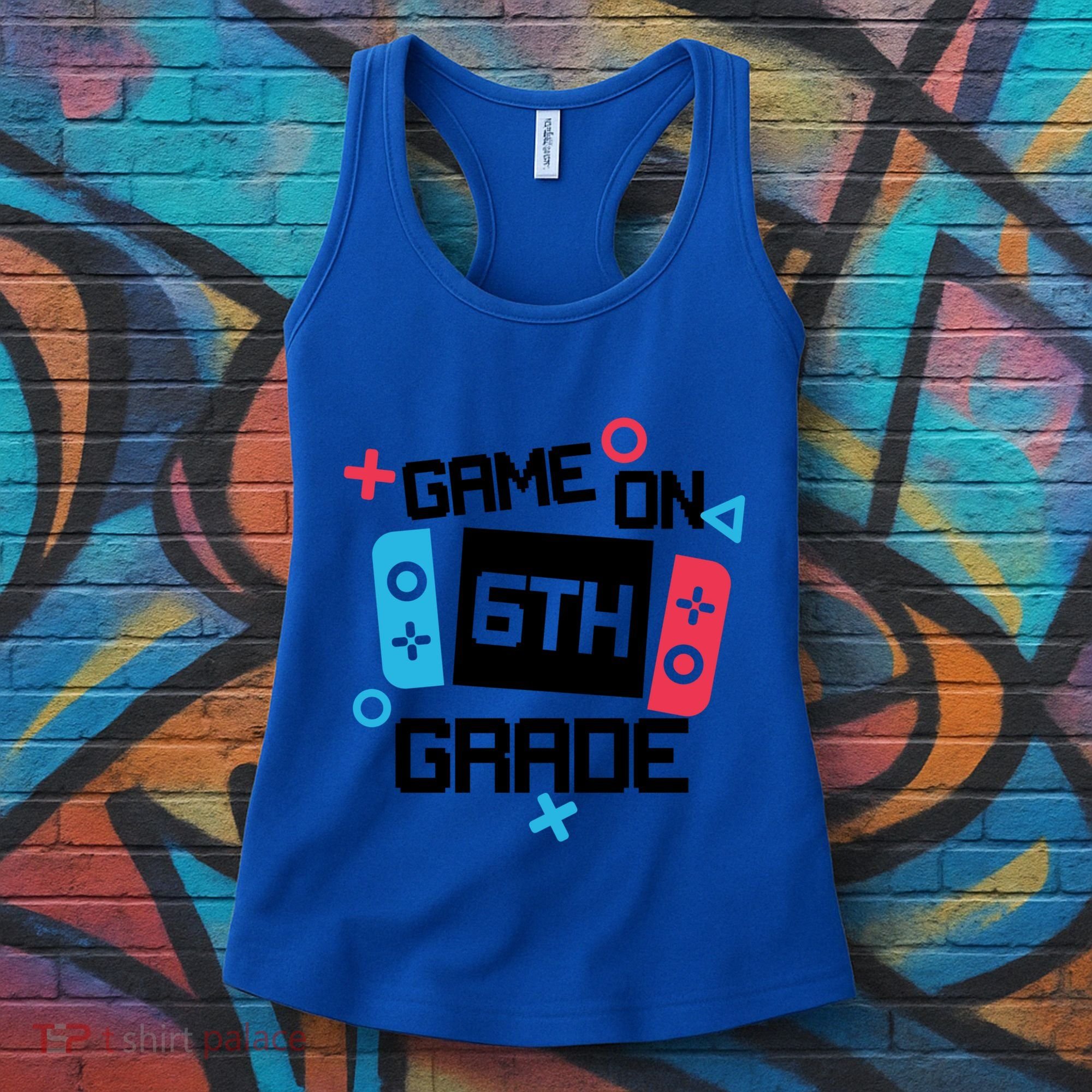 Gamer Back To School Gift Game On Sixth 6Th Grade Cute Gift Women's Tank Top