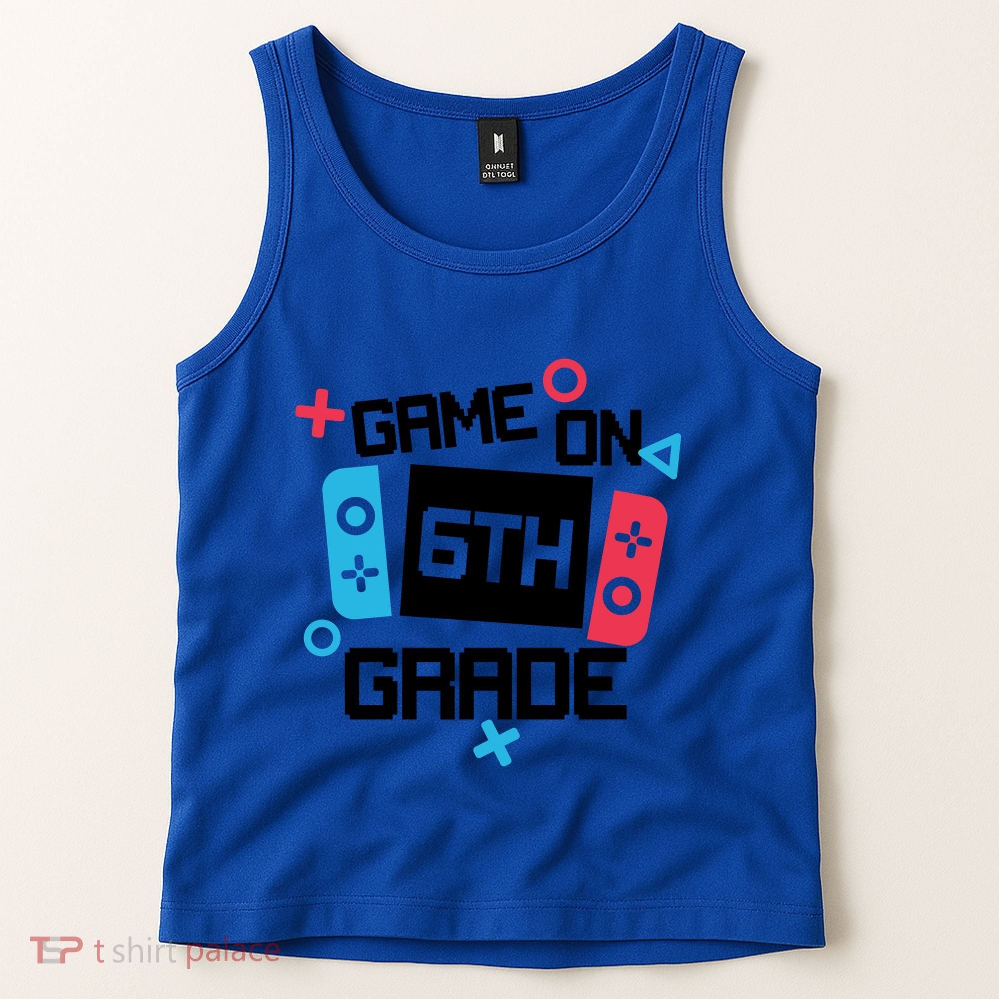 Gamer Back To School Gift Game On Sixth 6Th Grade Cute Gift Tank Top