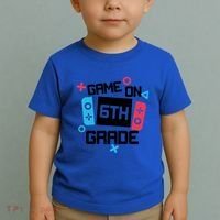 Gamer Back To School Gift Game On Sixth 6Th Grade Cute Gift Toddler T-Shirt thumb 2