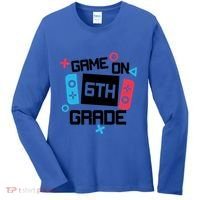 Gamer Back To School Gift Game On Sixth 6Th Grade Cute Gift Women's Long Sleeve Shirt thumb 0
