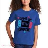 Gamer Back To School Gift Game On Sixth 6Th Grade Cute Gift Kids T-Shirt thumb 2