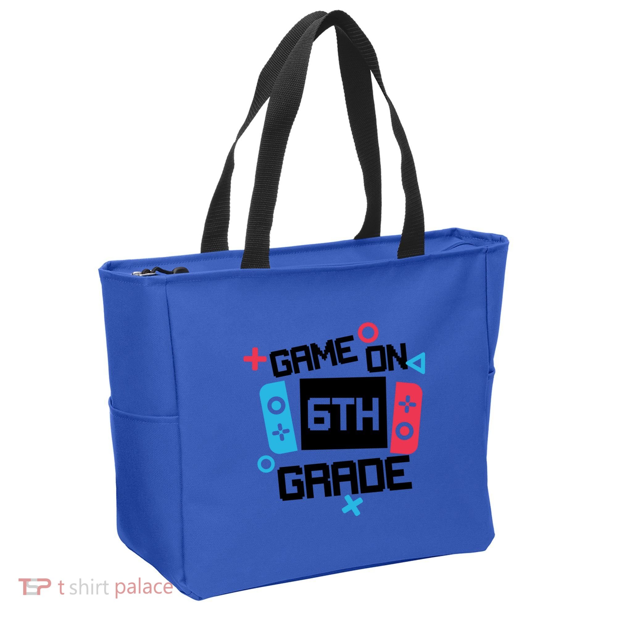 Gamer Back To School Gift Game On Sixth 6Th Grade Cute Gift Tote Bag
