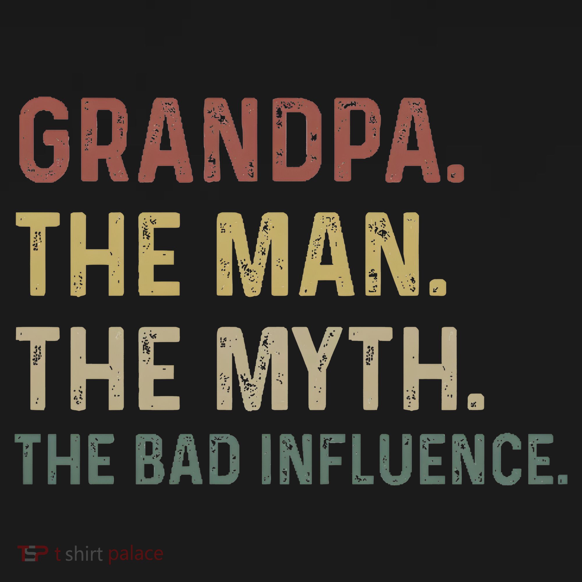Grandpa Birthday The Man The Myth The Bad Influence Women's Tank Top