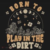 Gardening Born To Play In Dirt Agriculture Gardener Farmer Gift Women's Hoodie thumb 2