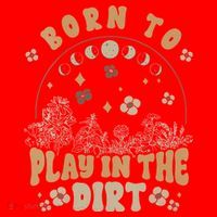 Gardening Born To Play In Dirt Agriculture Gardener Farmer Gift Santa Hat thumb 1