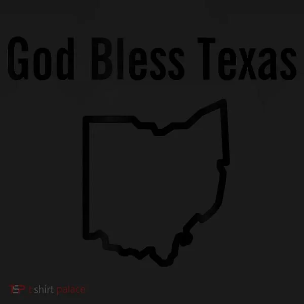 God Bless Texas Ohio Bucket Hat