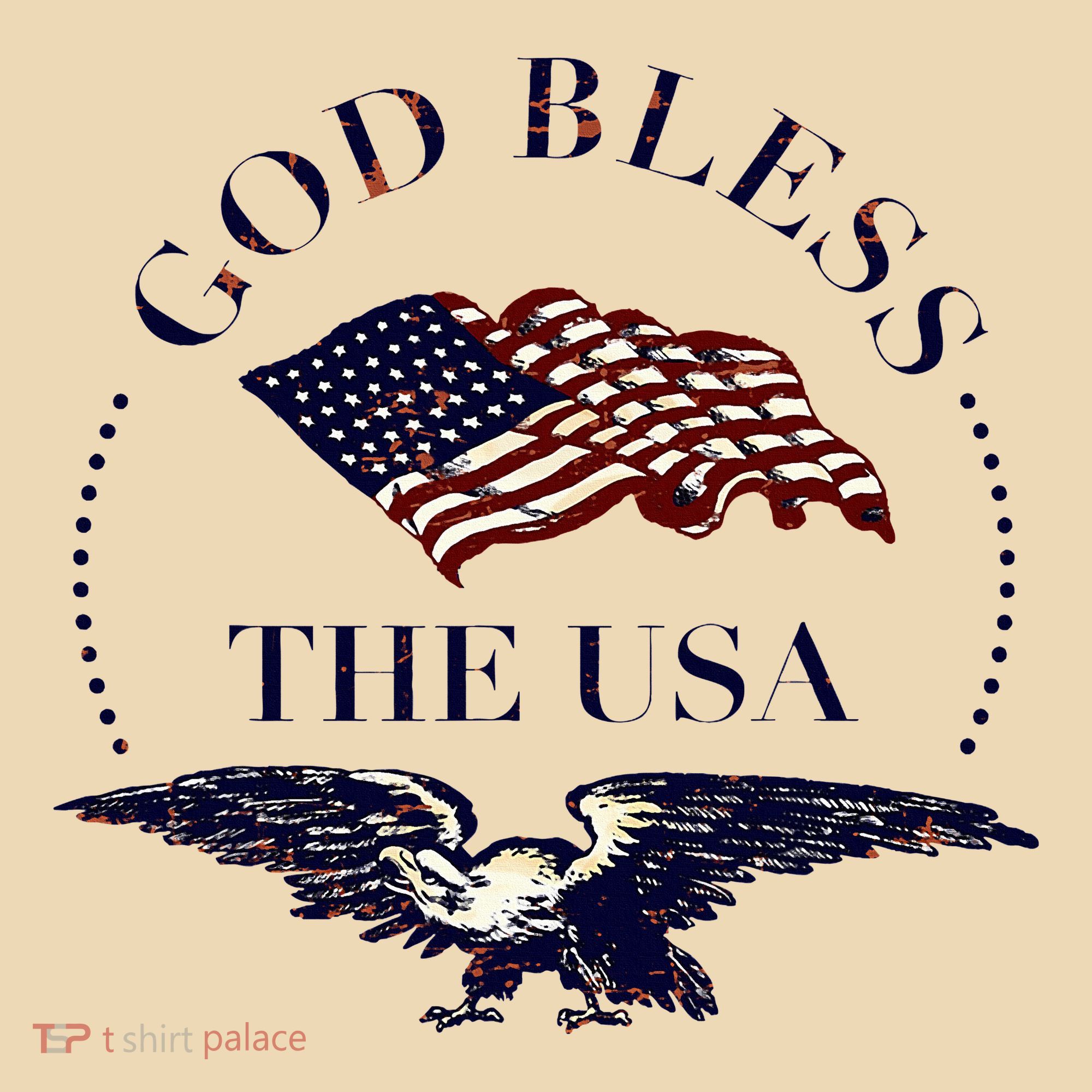 God Bless The Usa Tote Bag