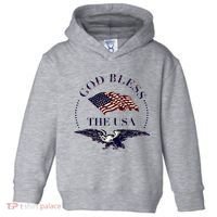 God Bless The Usa Toddler Hoodie thumb 0