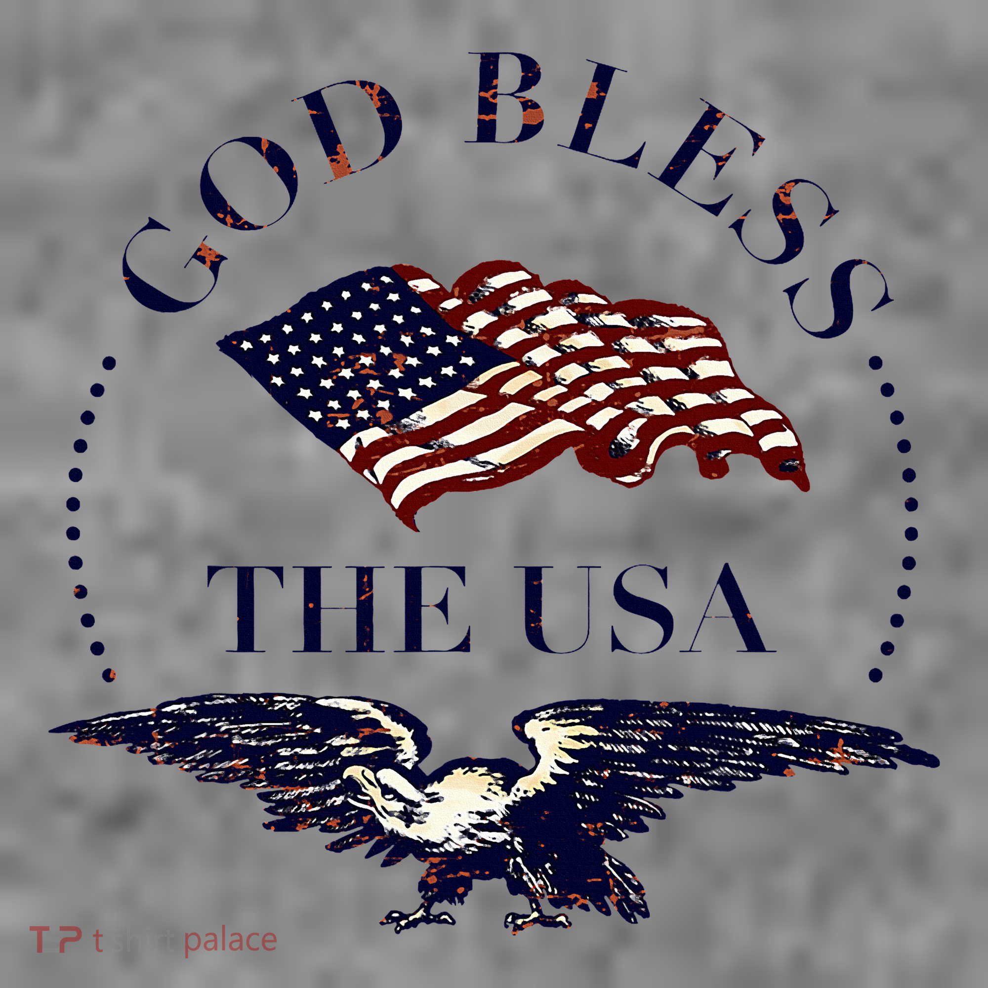 God Bless The Usa Toddler Hoodie