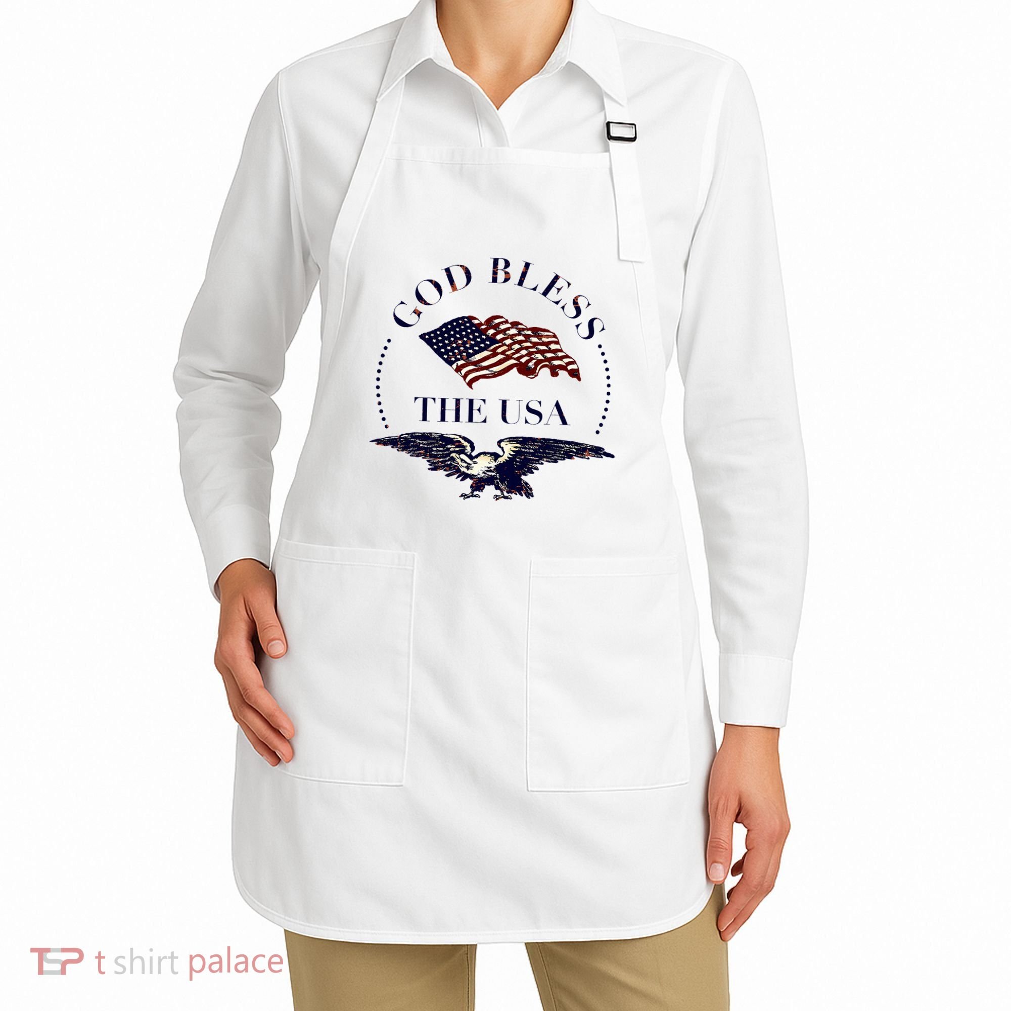 God Bless The Usa Apron