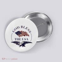 God Bless The Usa Button thumb 0