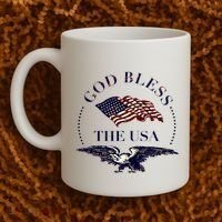 God Bless The Usa Coffee Mug thumb 2