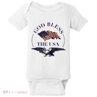 God Bless The Usa Baby Bodysuit thumb 0