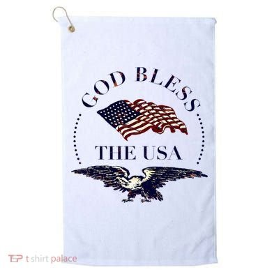 God Bless The Usa Golf Towel