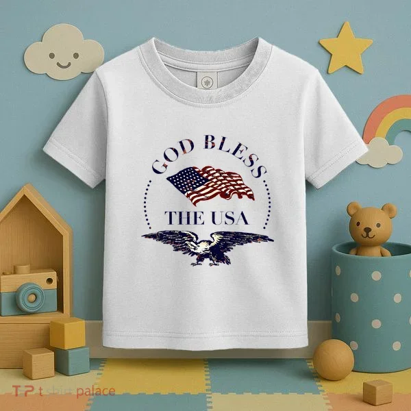 God Bless The Usa Toddler T-Shirt