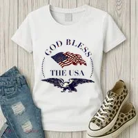 God Bless The Usa Women's T-Shirt thumb 3