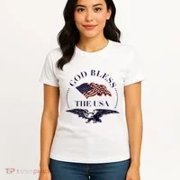 God Bless The Usa Women's T-Shirt thumb 4