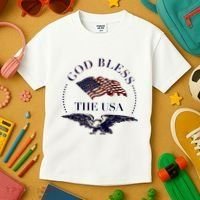 God Bless The Usa Kids T-Shirt thumb 3