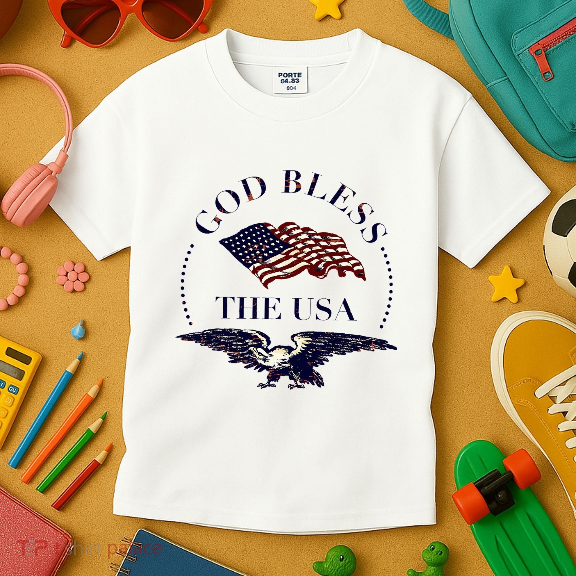 God Bless The Usa Kids T-Shirt