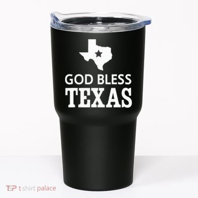 God Bless Texas Tumbler