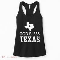 God Bless Texas Women's Tank Top thumb 0