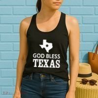 God Bless Texas Women's Tank Top thumb 2