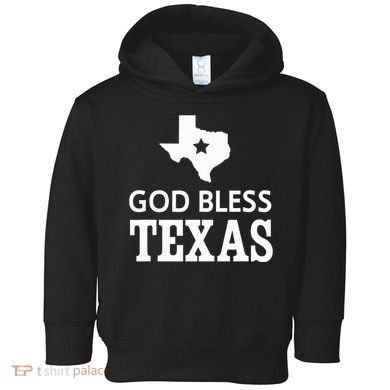 God Bless Texas Toddler Hoodie