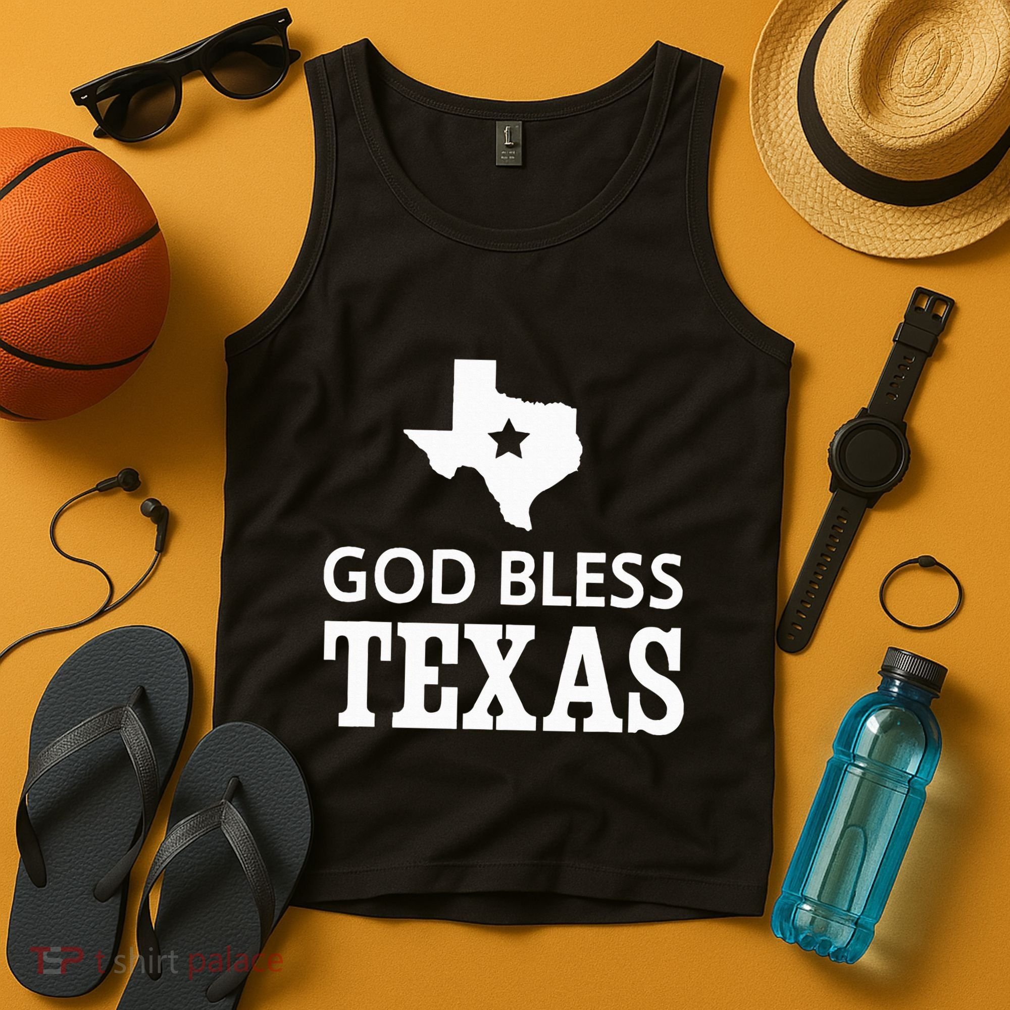 God Bless Texas Tank Top