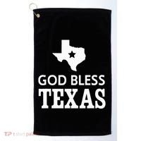 God Bless Texas Golf Towel thumb 0
