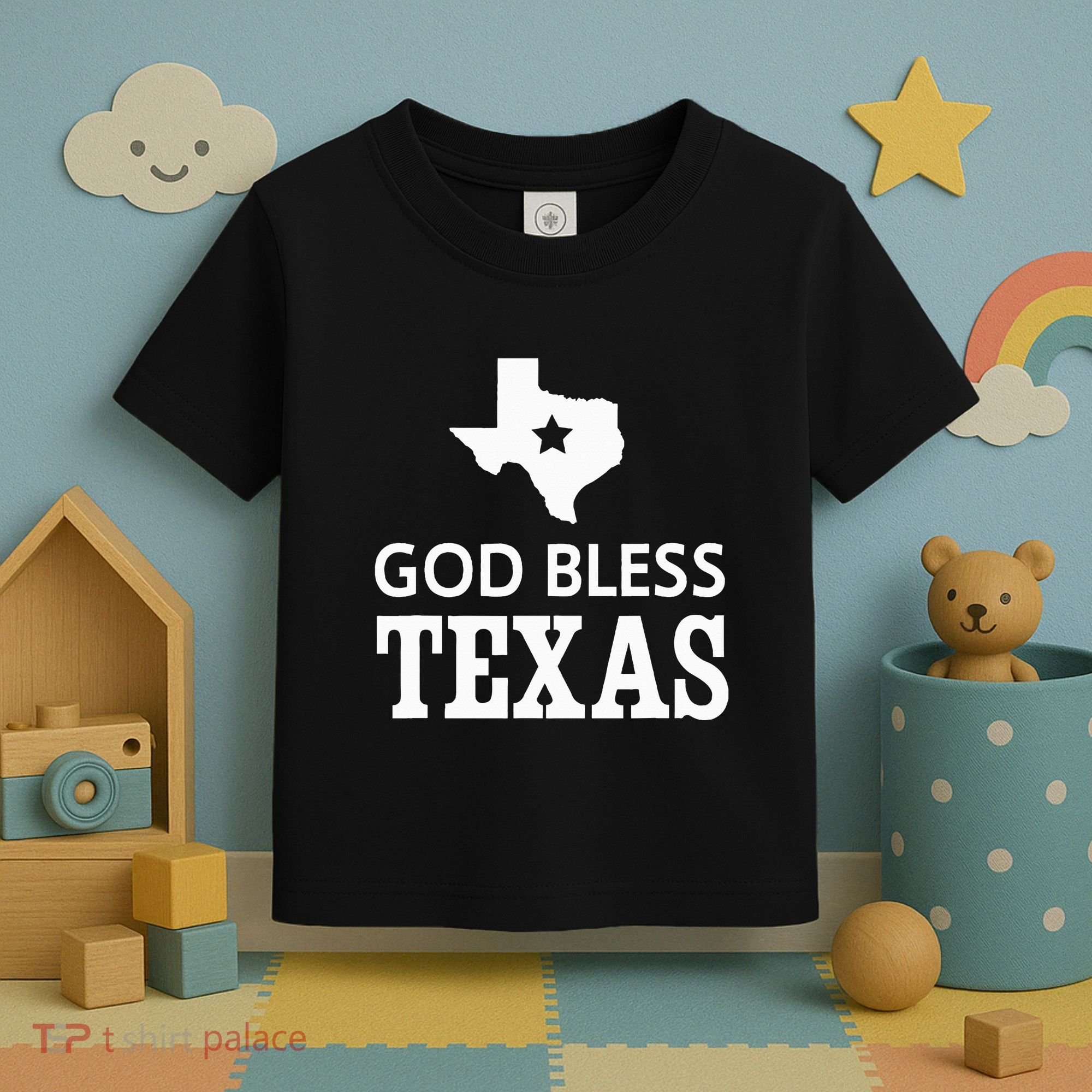 God Bless Texas Toddler T-Shirt