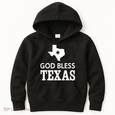 God Bless Texas Kids Hoodie