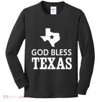 God Bless Texas Kids Long Sleeve Shirt thumb 0