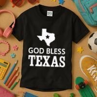 God Bless Texas Kids T-Shirt thumb 3
