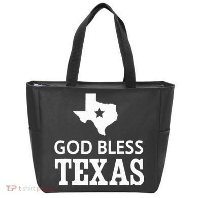 God Bless Texas Tote Bag