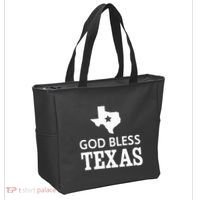 God Bless Texas Tote Bag thumb 2