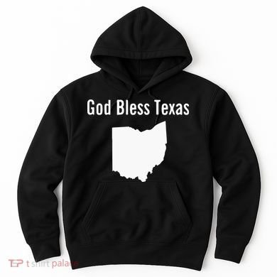 God Bless Texas Ohio Hoodie