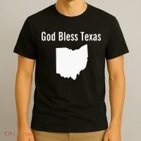 God Bless Texas Ohio T-Shirt thumb 3