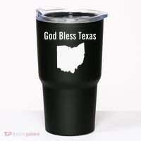 God Bless Texas Ohio Tumbler thumb 0